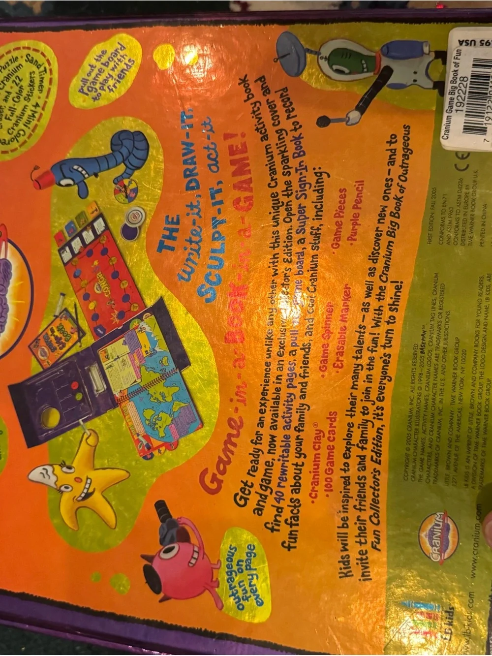 Big Book of Outrageous Fun! - Purple/Orange Kids Game